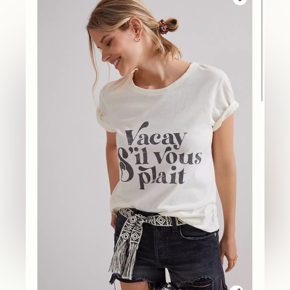 Anthropologie Classic Vacay Tee - Picture 2 of 4